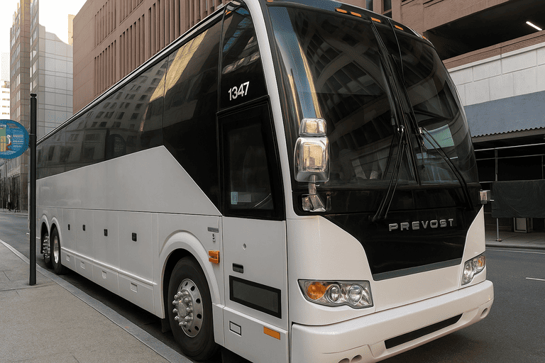 a Carson Minibus Company coach bus