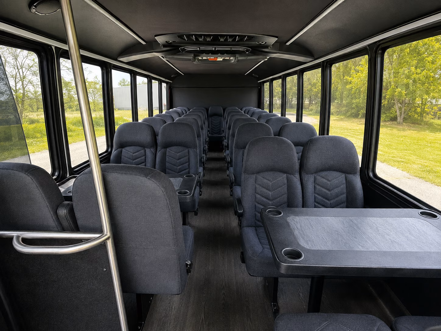 carson 20 passenger minibus inside