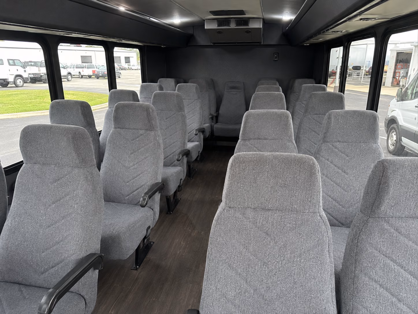carson 20 passenger minibus interior