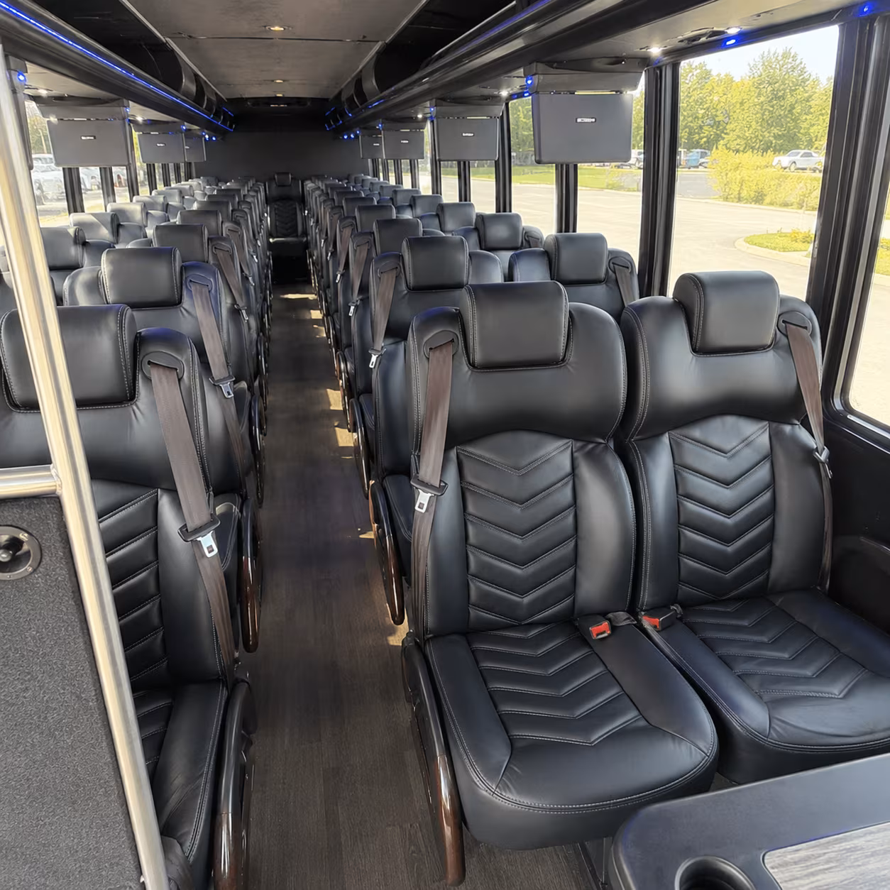 carson 25 passenger minibus inside