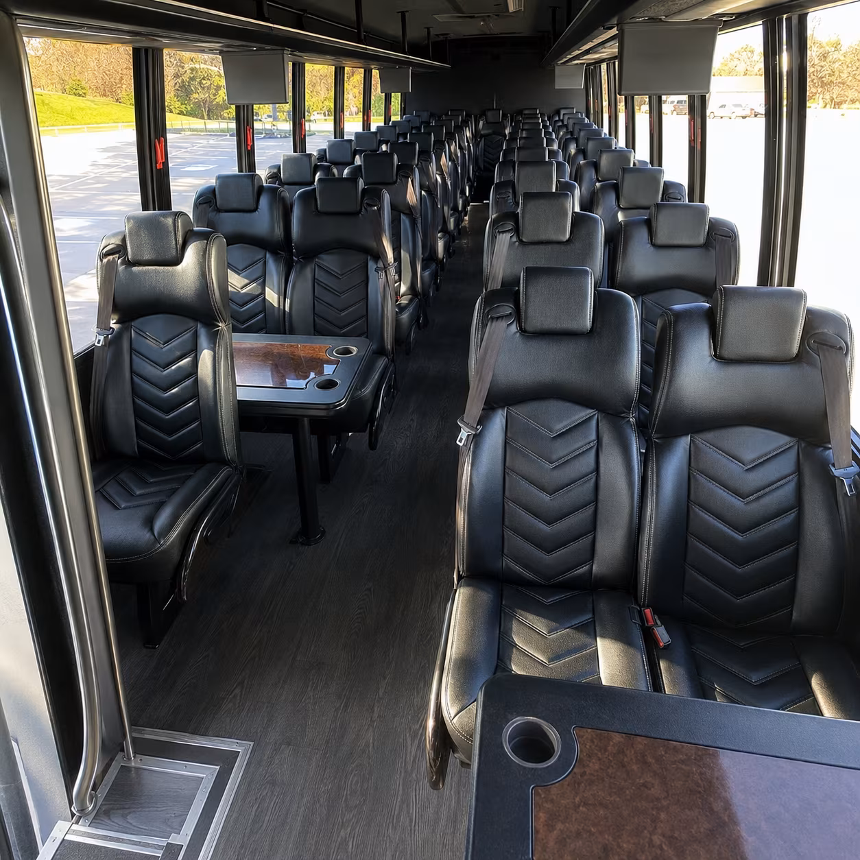 carson 25 passenger minibus interior