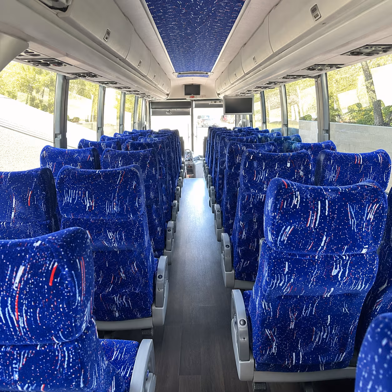 carson 50 passenger charter bus interior