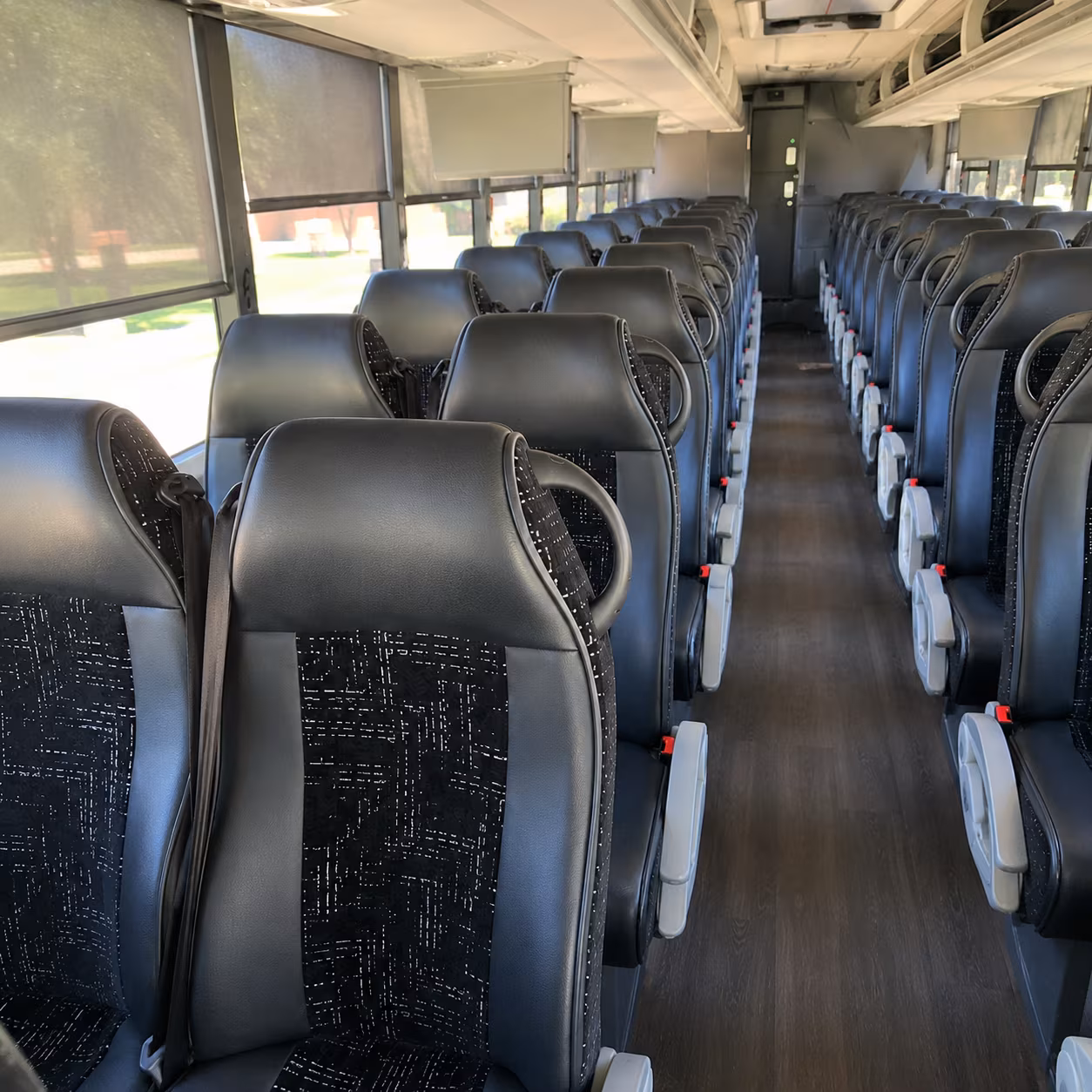 carson charter bus interior