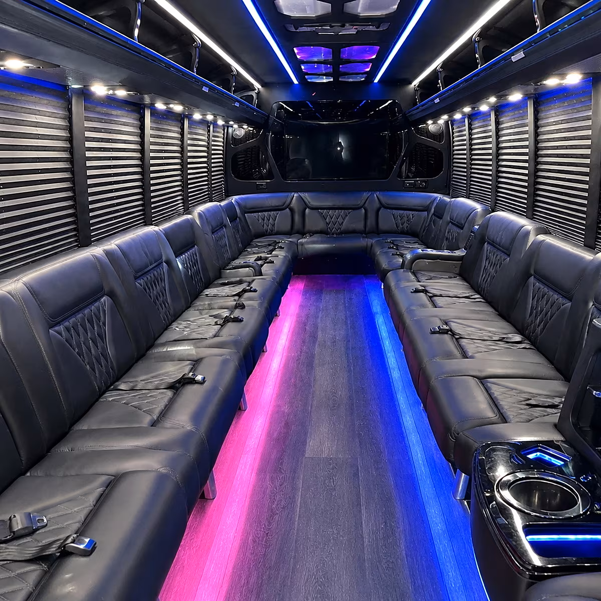carson party bus inside