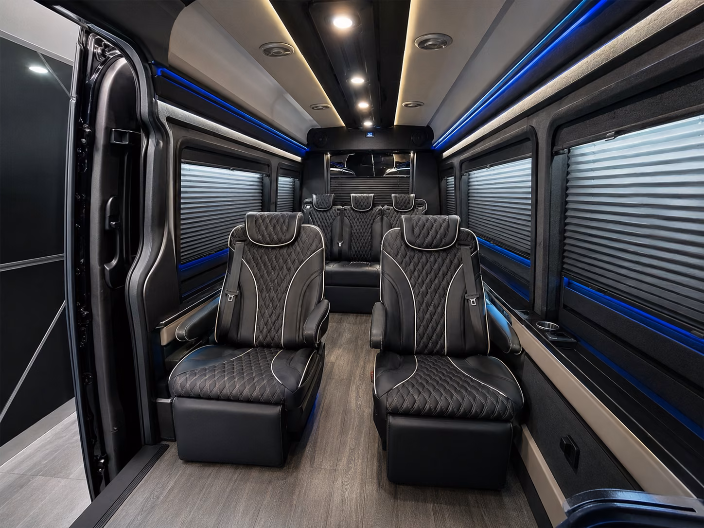 sprinter vans and minibuses for carson wedding party transportation